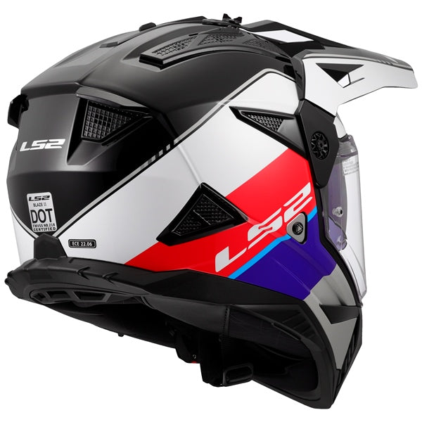 BLAZE 2 OFF ROAD HELMET (Rally Red/White/Blue) | LS2