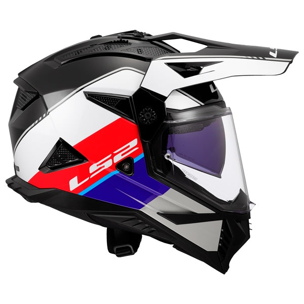BLAZE 2 OFF ROAD HELMET (Rally Red/White/Blue) | LS2