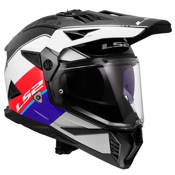 BLAZE 2 OFF ROAD HELMET (Rally Red/White/Blue) | LS2