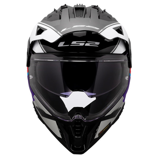 BLAZE 2 OFF ROAD HELMET (Rally Red/White/Blue) | LS2