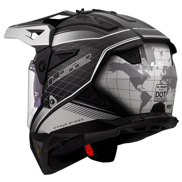 BLAZE 2 OFF ROAD HELMET (Meridian Black/Grey) | LS2