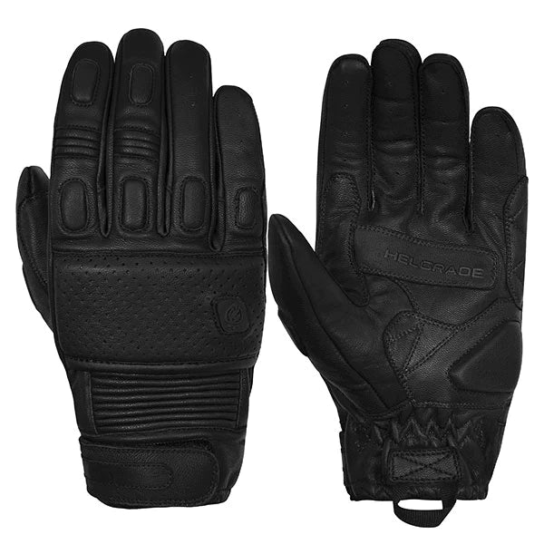 ROURKE LEATHER GLOVES (Black) | Helgrade