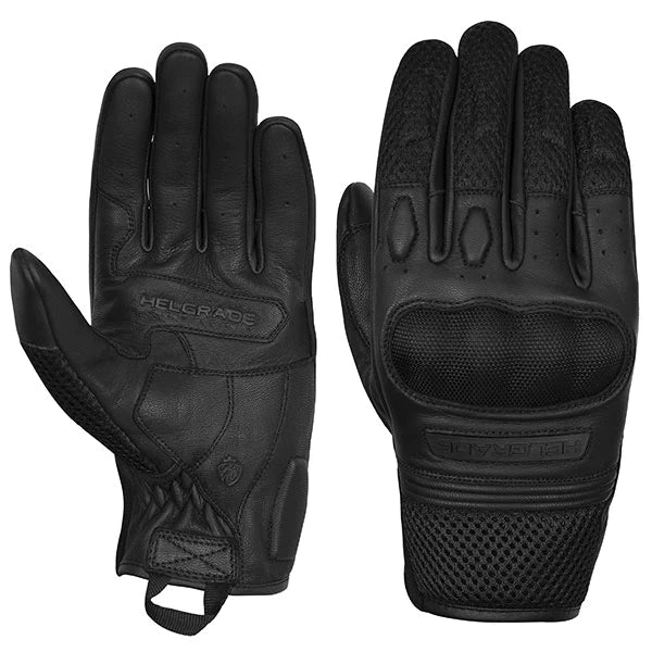 HENDRIX LEATHER/MESH GLOVES (Black) | Helgrade
