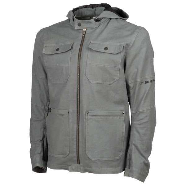 DOGS OF WAR 2.0 MEN'S TEXTILE JACKET (Grey) | Speed and Strength