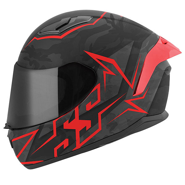 ADULT SS750 MOMENT OF TRUTH FULL FACE HELMET (Red/Black) | Speed and Strenght