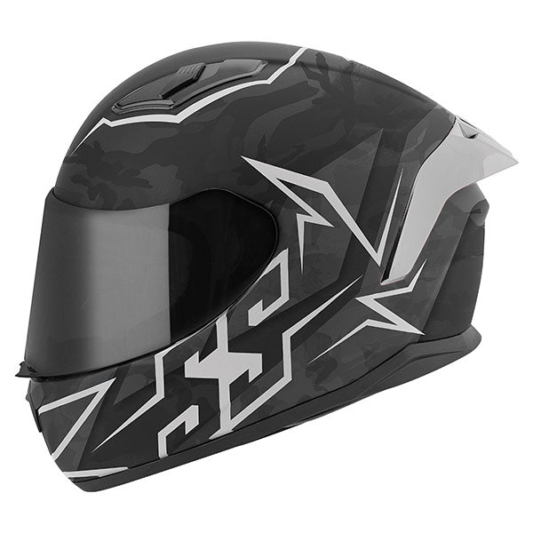 ADULT SS750 MOMENT OF TRUTH FULL FACE HELMENT (White/Black) | Speed and Strenght