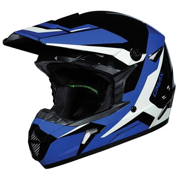 YOUTH MX46 CYCLUS MX HELMET (Black/Blue) | GMAX