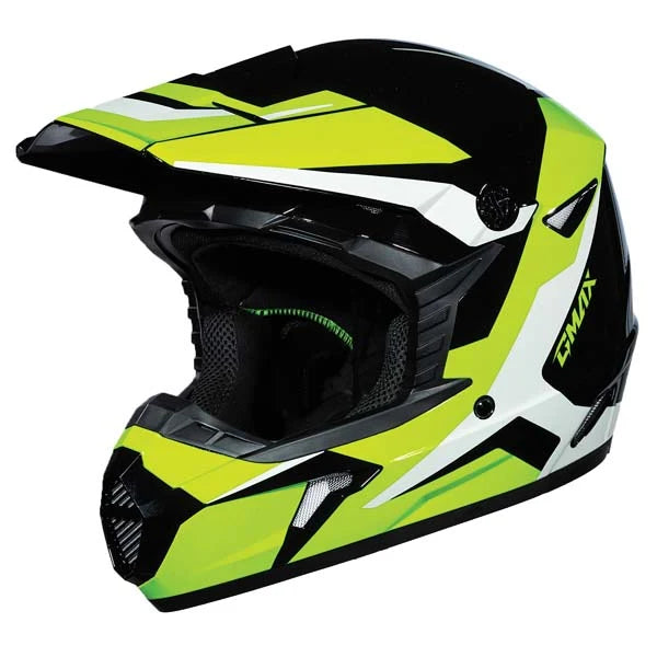 YOUTH MX46 CYCLUS MX HELMET (Black/Green) | GMAX