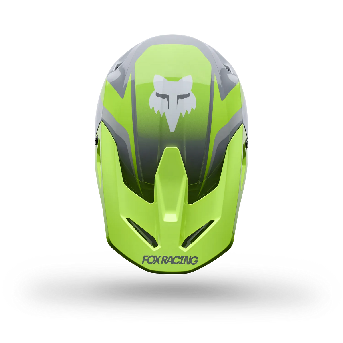 YOUTH V1 FRAME HELMET (GREY/YELLOW) | FOX RACING