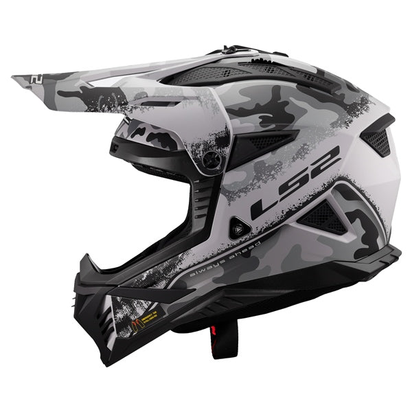 GATE 2 OFF ROAD HELMET (Carbine Tonal Grey/Black) | LS2