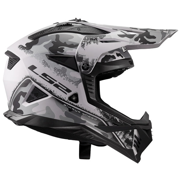 GATE 2 OFF ROAD HELMET (Carbine Tonal Grey/Black) | LS2