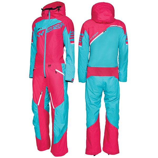 WOMEN'S RZAOR INSULATED MONOSUIT (Pink/Blue) | SWEEP