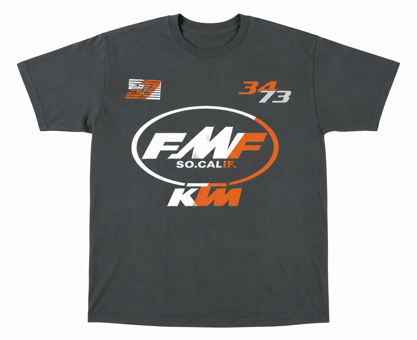 SINCE 34/73 KTM FMF T-SHIRT (CHARCOAL) | KTM