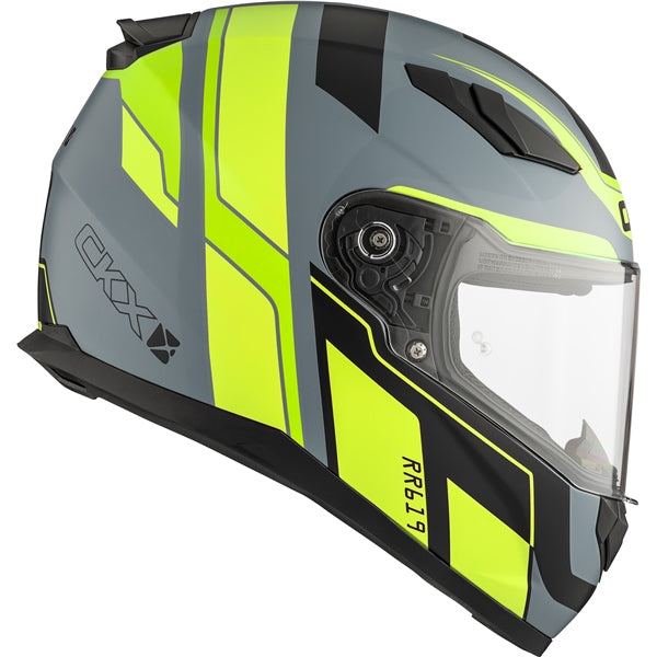 RR619 INTERCEPTOR HELMET (Mat Yellow) | CKX