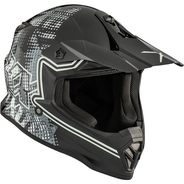 TX019Y YOUTH OFF ROAD HELMET (Gleam Gloss Black) | CKX