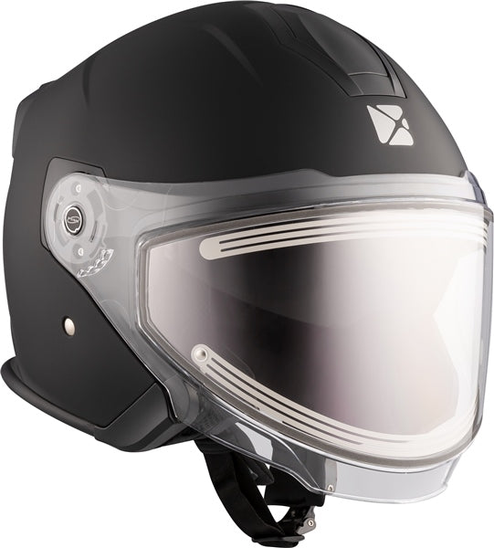 RAZOR RSV OPEN FACE ELECTRIC HELMET (Matte Black) | CKX