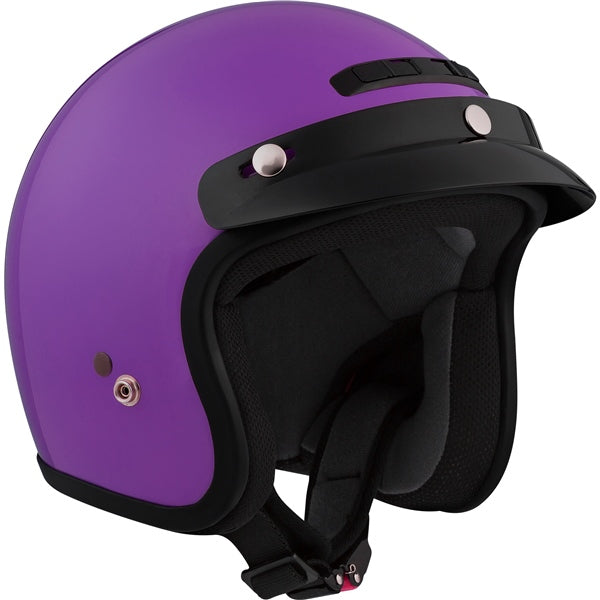 YOUTH VG300 SOLID 3/4 OPEN HELMET (Purple) | CKX