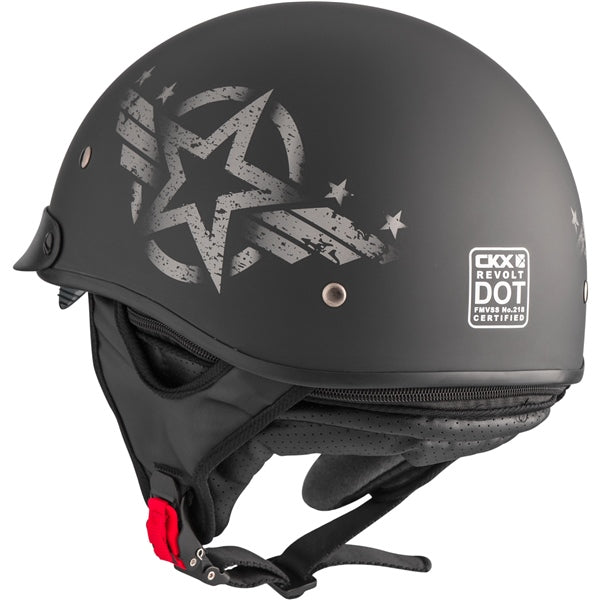 REVOLT RSV HALF HELMET (Decoy-Mat Grey) | CKX