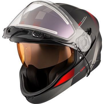 CONTACT FULL FACE HELMET EDGE WINTER (Red/Black) | CKX