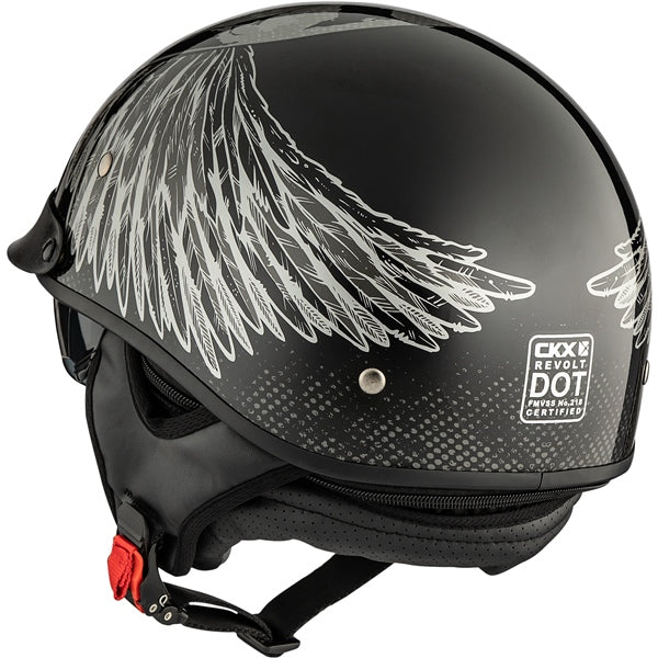 REVOLT RSV HALF HELMET (Pariah-Glossy Black) | CKX