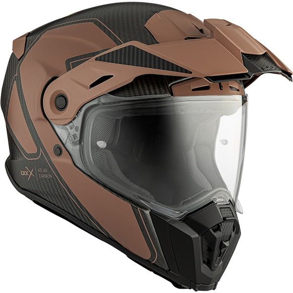 ATLAS CARBON DUAL SPORT HELMET (Mat Rust) | CKX