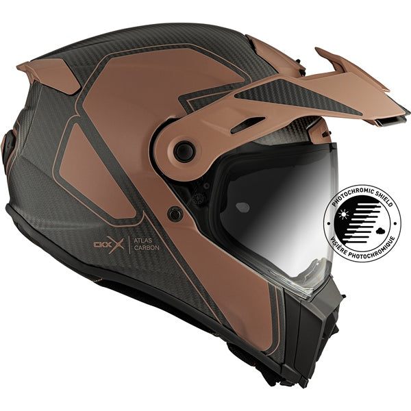 ATLAS CARBON DUAL SPORT HELMET (Mat Rust) | CKX