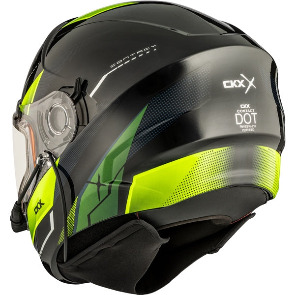 CONTACT ELECTRIC HELMET (Artik - Lime/Blue) | CKX