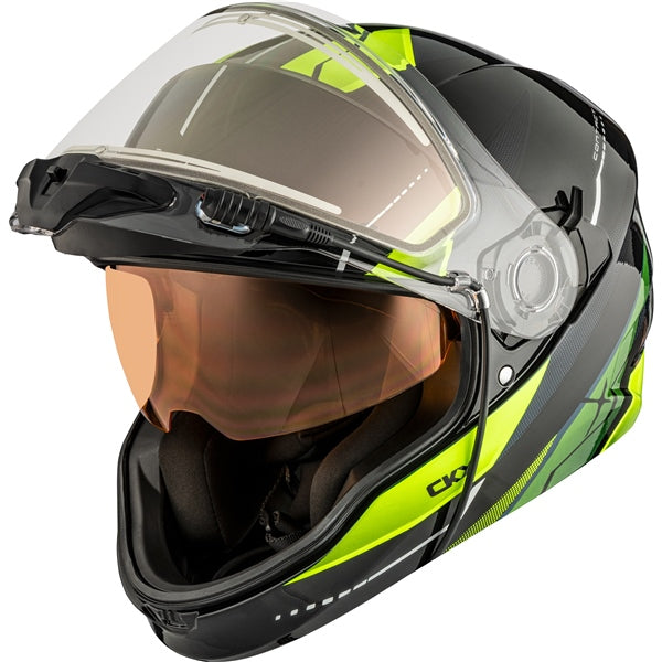 CONTACT ELECTRIC HELMET (Artik - Lime/Blue) | CKX