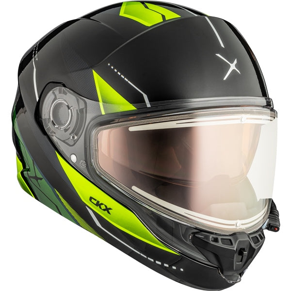CONTACT ELECTRIC HELMET (Artik - Lime/Blue) | CKX
