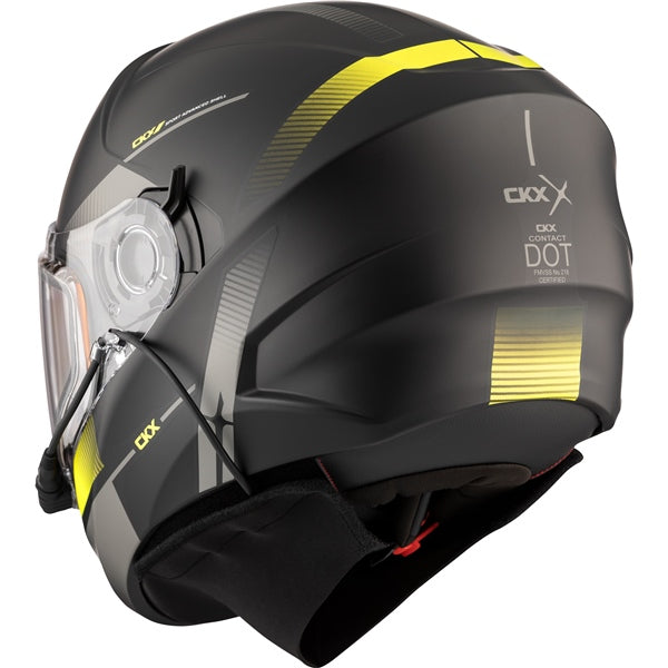 CONTACT ELECTRIC HELMET (Edge - Mat Yellow) | CKX