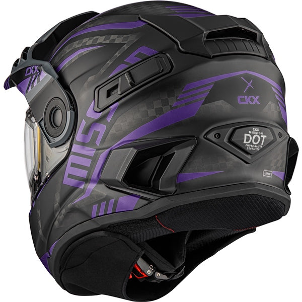 CARBON MISSION ELECTRIC HELMET (Mat Twilight) | CKX