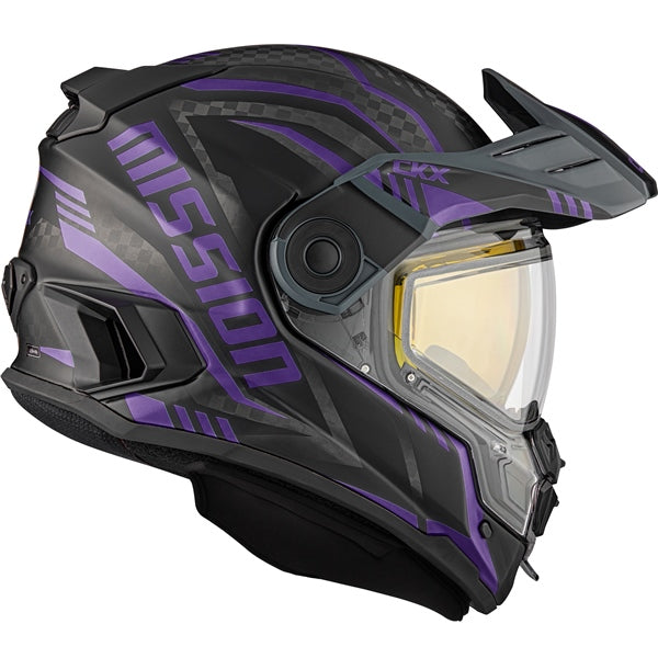 CARBON MISSION ELECTRIC HELMET (Mat Twilight) | CKX