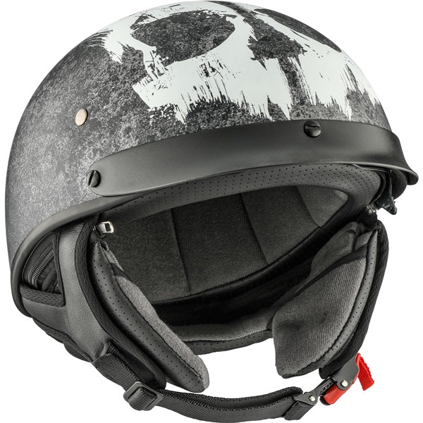 REVOLT RSV HALF HELMET (Lull- Gloss Black/White) | CKX