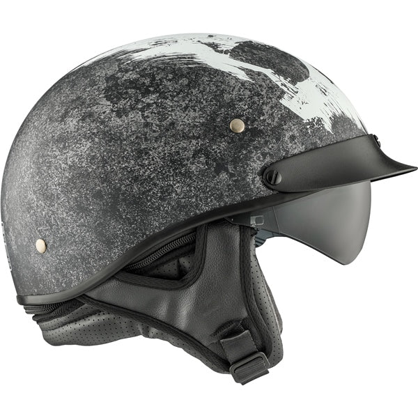 REVOLT RSV HALF HELMET (Lull- Gloss Black/White) | CKX