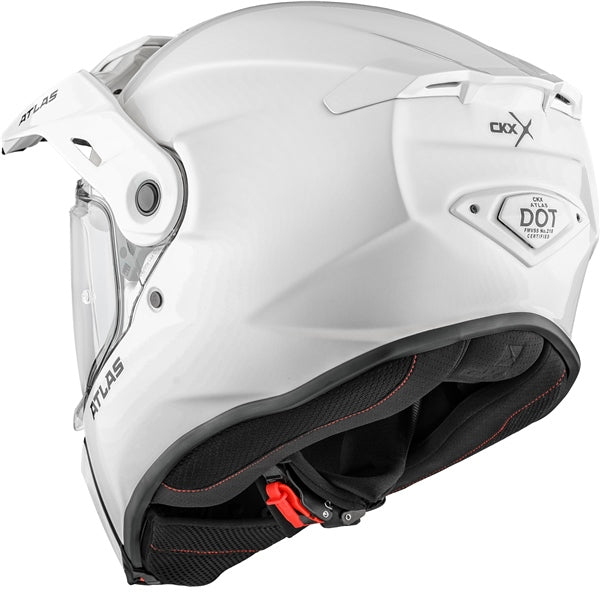 ATLAS DUAL SPORT HELMET (Glossy Pearl White) | CKX