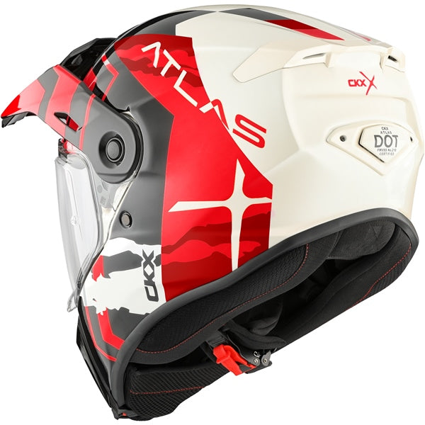 ATLAS DUAL SPORT HELMET (Equinox- Glossy Red) | CKX
