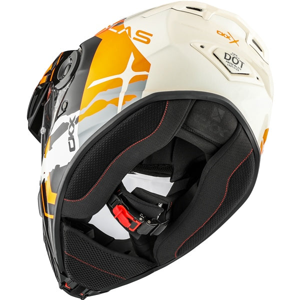 ATLAS DUAL SPORT HELMET (Equinox- Glossy Orange) | CKX