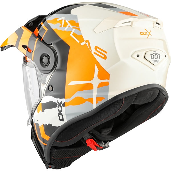 ATLAS DUAL SPORT HELMET (Equinox- Glossy Orange) | CKX