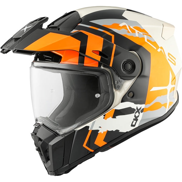 ATLAS DUAL SPORT HELMET (Equinox- Glossy Orange) | CKX