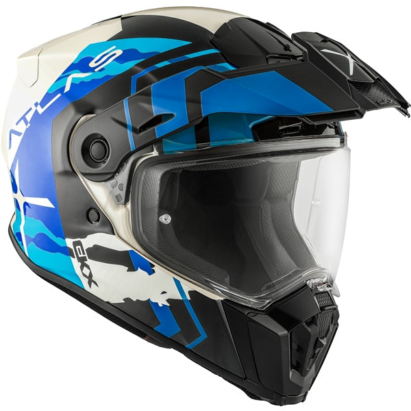 ATLAS DUAL SPORT HELMET (Equinox- Glossy Blue) | CKX
