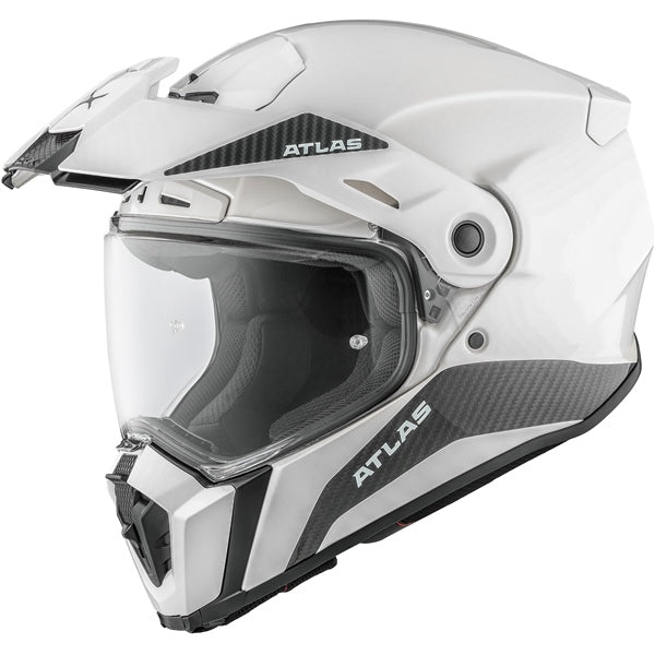 ATLAS CARBON DUAL SPORT HELMET (Glossy Pearl White) | CKX