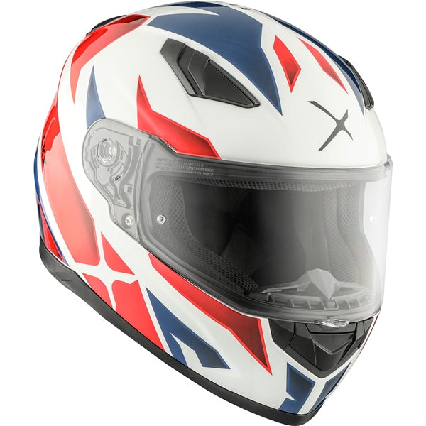 RR619 HELMET (Shot Glossy Red/Blue) | CKX