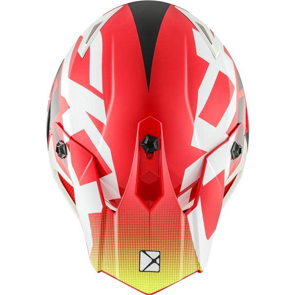 TX019Y YOUTH OFF ROAD HELMET (Howl Glossy Red) | CKX