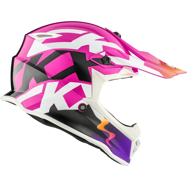 TX019Y YOUTH OFF ROAD HELMET (Howl Glossy Pink) | CKX