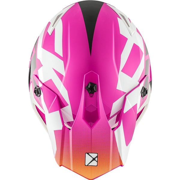 TX019Y YOUTH OFF ROAD HELMET (Howl Glossy Pink) | CKX