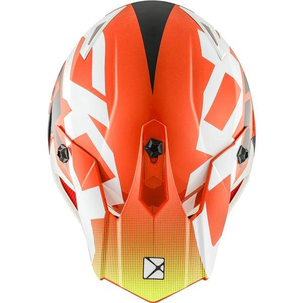 TX019Y YOUTH OFF ROAD HELMET (Howl Glossy Orange) | CKX