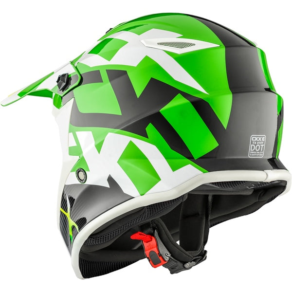 TX019Y YOUTH OFF ROAD HELMET (Howl Glossy Green) | CKX