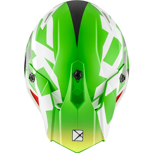 TX019Y YOUTH OFF ROAD HELMET (Howl Glossy Green) | CKX