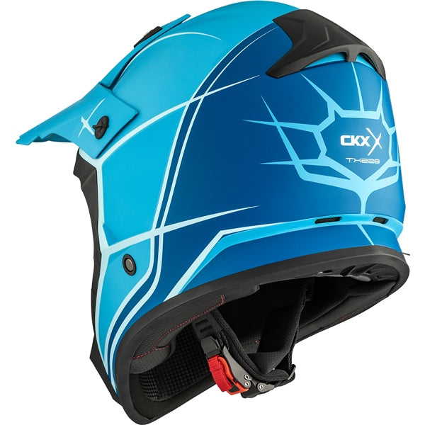 TX228 OFF ROAD HELMET (Energy Mat Blue) | CKX