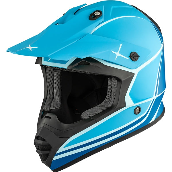 TX228 OFF ROAD HELMET (Energy Mat Blue) | CKX